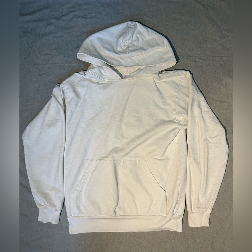 Los Angeles apparel white hoodie, cotton